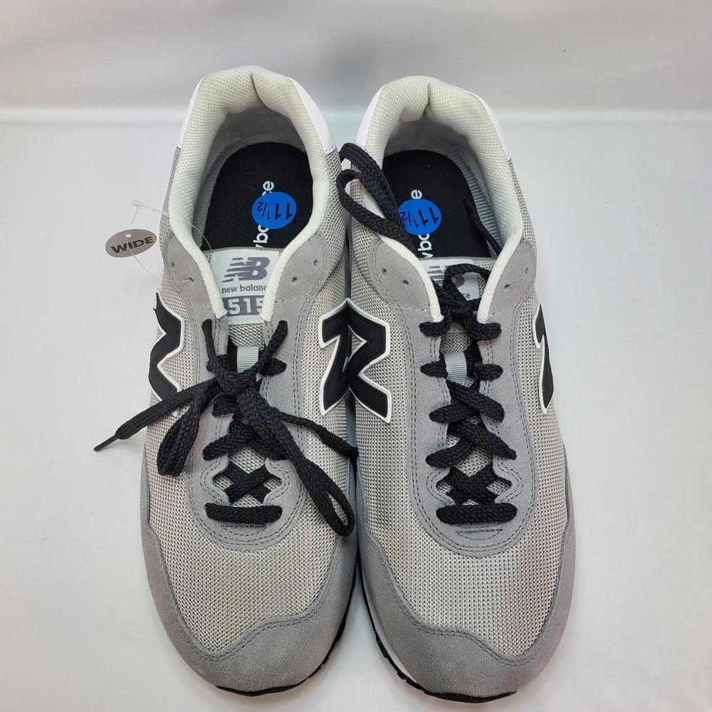 New Balance Men's 515 Classic Sneakers Size 11.5 US (Wide) 2E Gray‎ Running